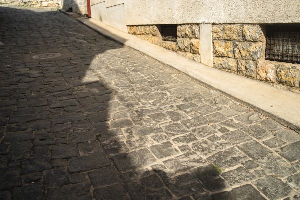 Stone Sidewalk Repair in Pottstown