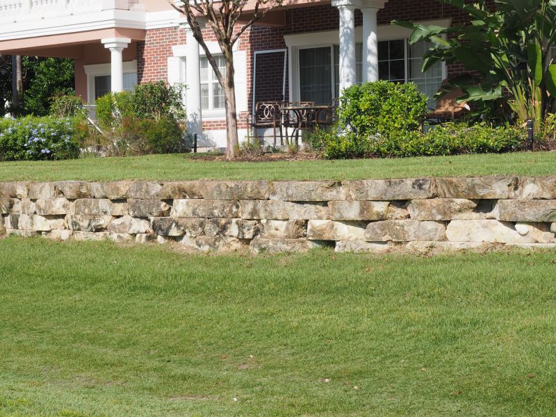Stone Retaining Wall